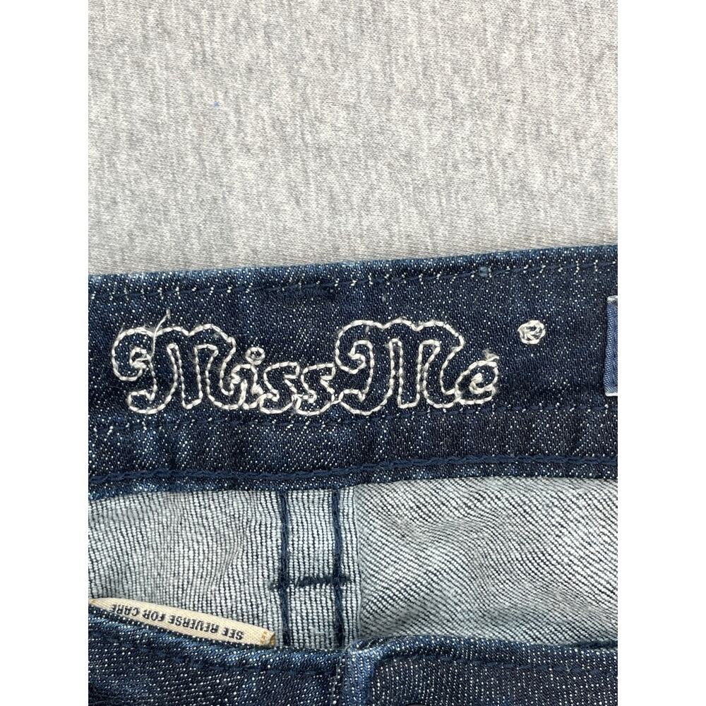 Miss Me Jeans Womens 29 Blue Cotton Blend Stretch Ankle Skinny Leg - Picture 3 of 9